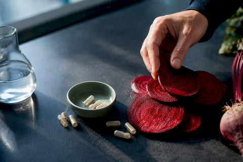 Beetroot and anonymous nitric oxide precursor capsules