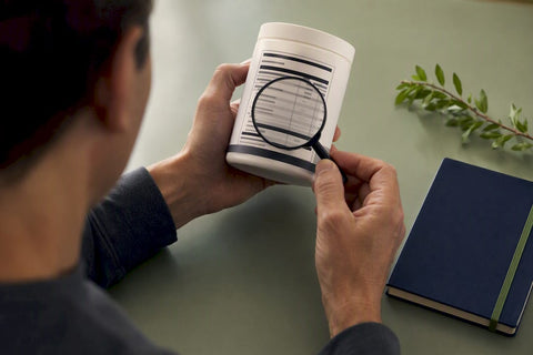 Inspecting a proprietary blend supplement label